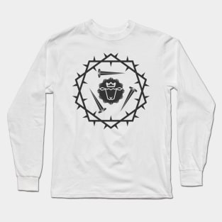 Lamb of God in a crown and framed with a crown of thorns Long Sleeve T-Shirt